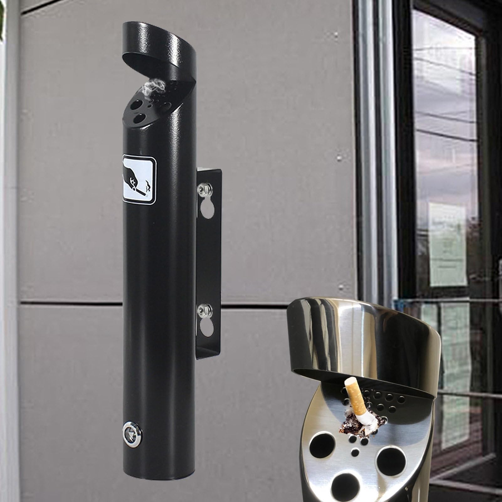 KARTELL デッドストック円形灰皿（ペンスタンド） 楽天市場】灰皿スタンド 屋内用 1.7L 業務用 スモーキング YS